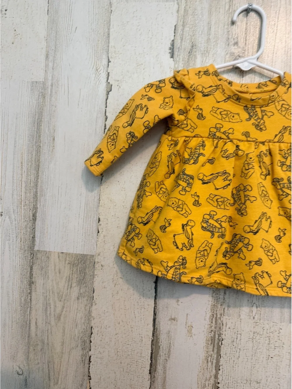 Disney Baby Girl 0-3 Months Winnie the Pooh Yellow Dress